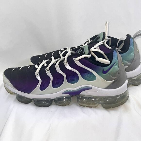 Nike Air VaporMax Plus VM Purple Teal Gradient White Cage Mens Sz 10 924453-101 main image 6